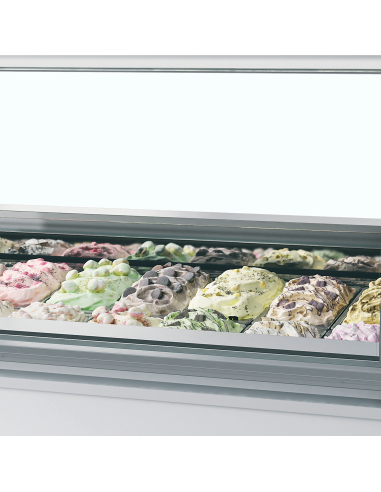 Ventilerad display för kulglass - MILLENNIUM LX16