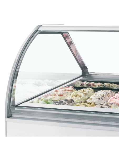 Ventilerad display för kulglass - MILLENNIUM LX18