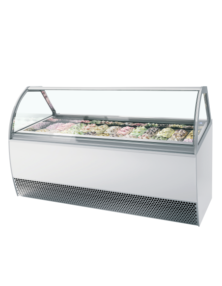 Ventilerad display för kulglass - MILLENNIUM LX24