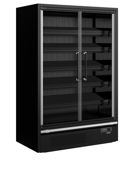 Multideck-kyl för stormarknader - Galaxy+ GP14FGD Black