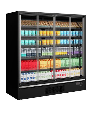 Multideck-kyl för stormarknader - Galaxy+ GP20FGD Black