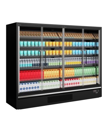 Multideck-kyl för stormarknader - Galaxy+ GP26FGD Black