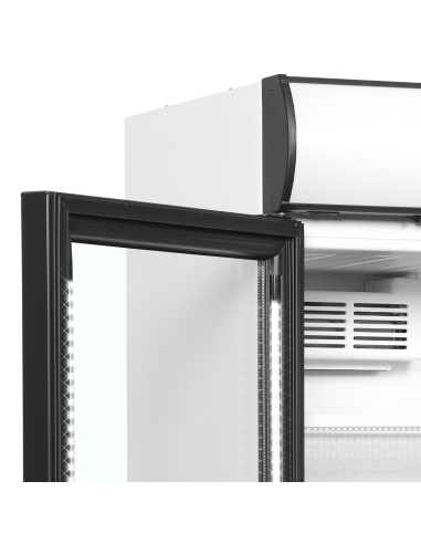 Flaskkyl, vänsterhängd dörr - CEV425CP 2 LED L/H