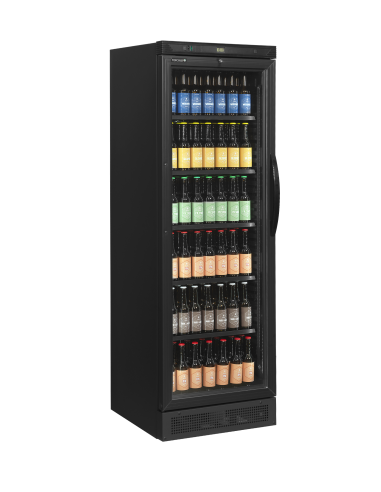 Flaskkyl, vänsterhängd dörr - CEV425 BLACK L/H