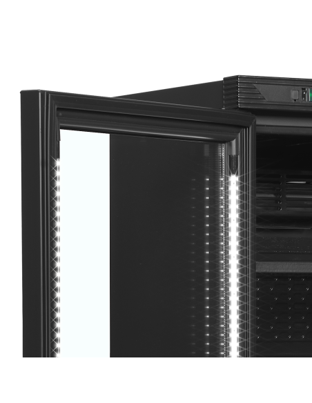 Flaskkyl, vänsterhängd dörr - CEV425 BLACK L/H