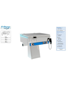 FBL55/2 sidopip, 65mm djup