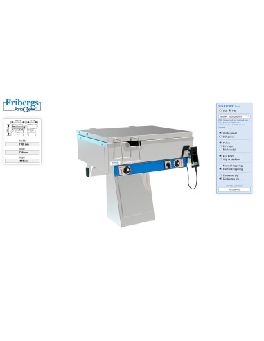 FBL55/20 sidopip, 65mm djup