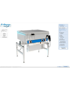 FBL55D/2 sidopip, 120mm djup