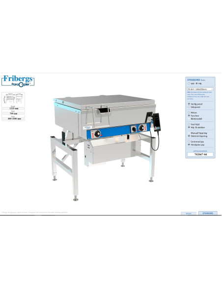 FBLB55D/5 sidopip, 120mm djup