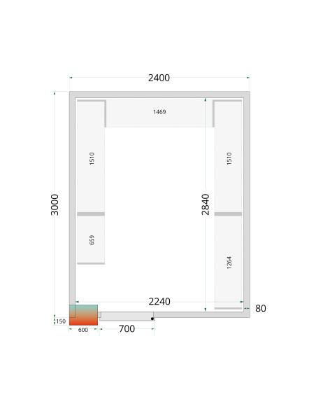 CRPF2430 - Shelf Rack System Kit