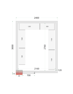 CRNF2430 - Shelf Rack System Kit