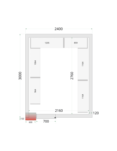 CRNF2430 - Shelf Rack System Kit