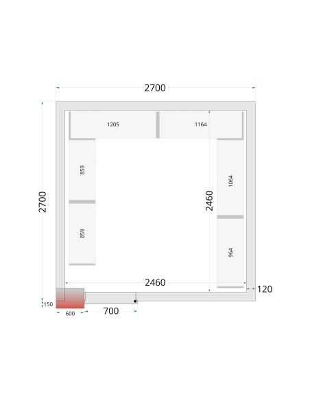 CRNF2727 - Shelf Rack System Kit