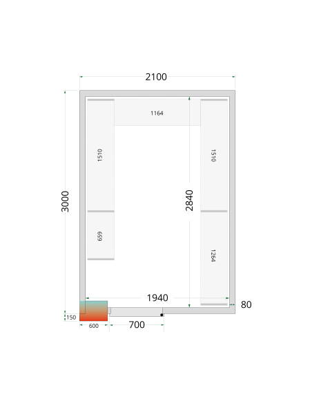 CRPF2130 - Shelf Rack System Kit