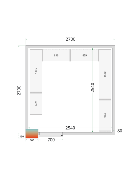 CRPF2727 - Shelf Rack System Kit