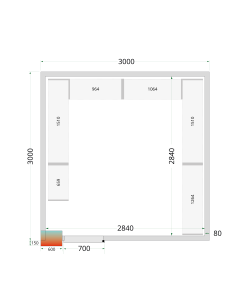 CRPF3030 - Shelf Rack System Kit