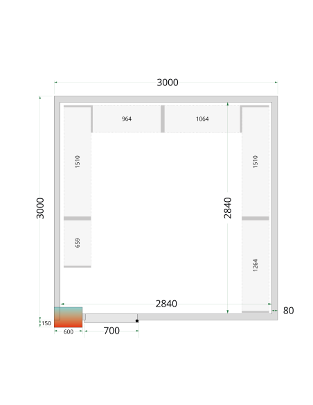 CRPF3030 - Shelf Rack System Kit