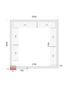 CRNF3030 - Shelf Rack System Kit