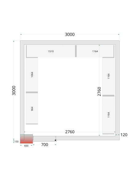 CRNF3030 - Shelf Rack System Kit