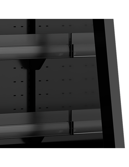Multideck-kyl för stormarknader - Galaxy+ GPL14FGD Black