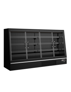 Multideck-kyl för stormarknader - Galaxy+ GPL26FGD Black