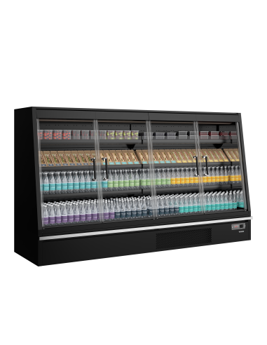 Multideck-kyl för stormarknader - Galaxy+ GPL26FGD Black