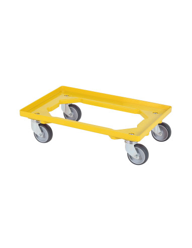 Transportrulle 600x400 gul modell TRGE gul