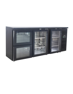 Barkyl med 2 glasdörrar och 2 lådor, modell BC 3100 G S2