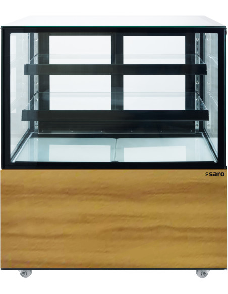 Kakdisplay, trädekor, 300 liter, modell MAXIME