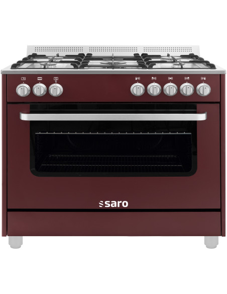 Multifunktionsspis gas/el modell TS95C61LVI vinröd
