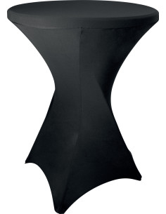 Överdrag, svart för festbarbord