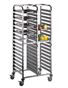 Hyllvagn för bakplåtar 600 x 400 mm modell LIAM DUO