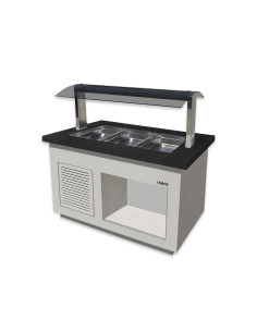 Salladsbar för 3x 1/1 GN, modell PREMIUM LINE SB-K130 vit