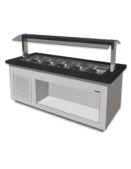 Salladsbar för 5x 1/1 GN, modell PREMIUM LINE SB-K200 vit