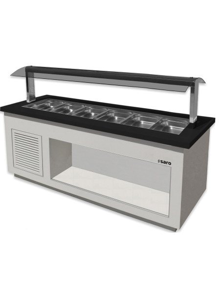 Salladsbar för 6x 1/1 GN, modell PREMIUM LINE SB-K230 vit