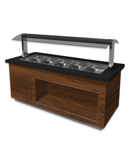 Varmbuffé Modell PREMIUM LINE SB-H200 Valnöt