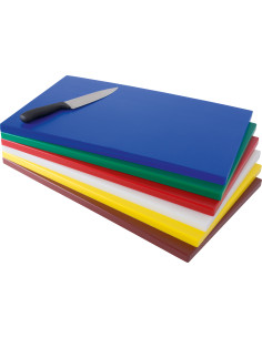 Skärbräda i polyeten, brun