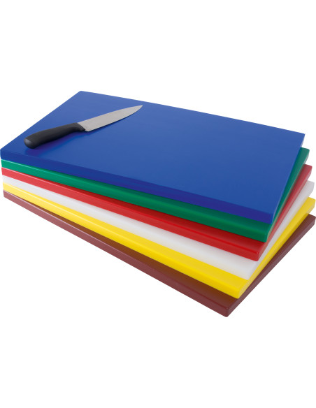 Skärbräda i polyeten, brun