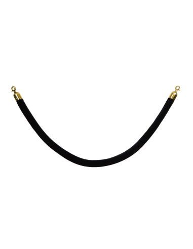 Snöre för avspärrningsstolpar svart/guld modell AF 222