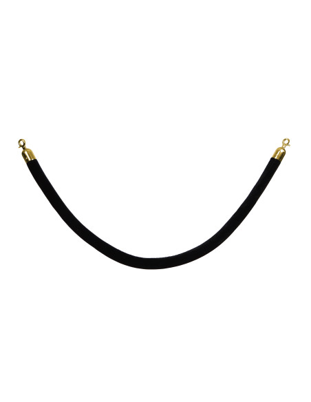 Snöre för avspärrningsstolpar svart/guld modell AF 222