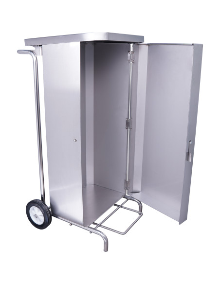 Sopsäckshållare i rostfritt stål modell MSH100