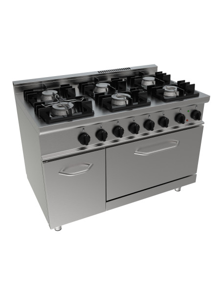 Gasspis med elektrisk ugn modell E7/KUPG6LE