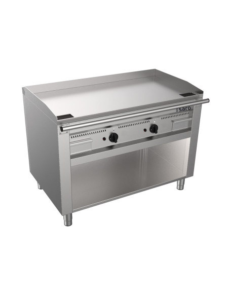 Gas Teppanyaki Grill med öppen botten modell TEB2/120 G