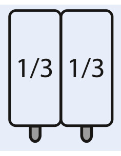 E7/CPCEXC pastakorgset: 2 x 1/3 GN