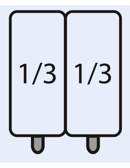 E7/CPCEXC pastakorgset: 2 x 1/3 GN
