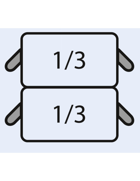 E7/CPCEXE pastakorgset: 2 x 1/3 GN
