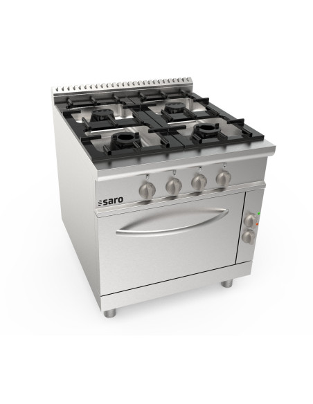 Gasspis + elektrisk ugn 4 brännare modell LQ / CUG4NE