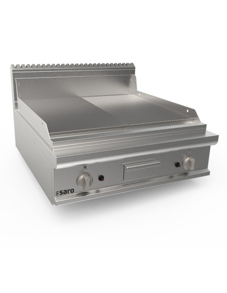 Gasgrill 800 mm bred bordsenhet 1/2+1/2 modell LQ / FTG4BBM