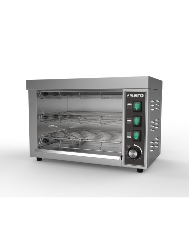 Brödrost med dubbelkvartsrör Modell ALIVA