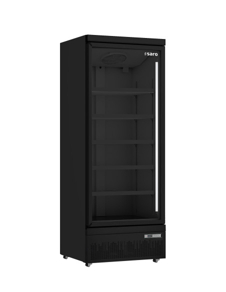 Kylskåp med glasdörr, modell GTK 600 PRO - svart